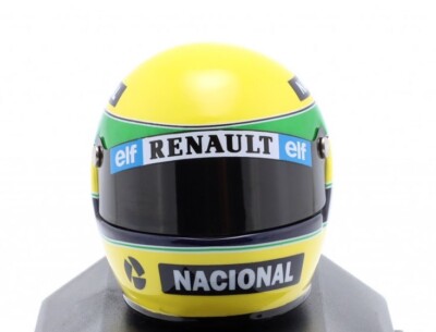Casque Miniature Ayrton Senna Première Victoire F1 1985