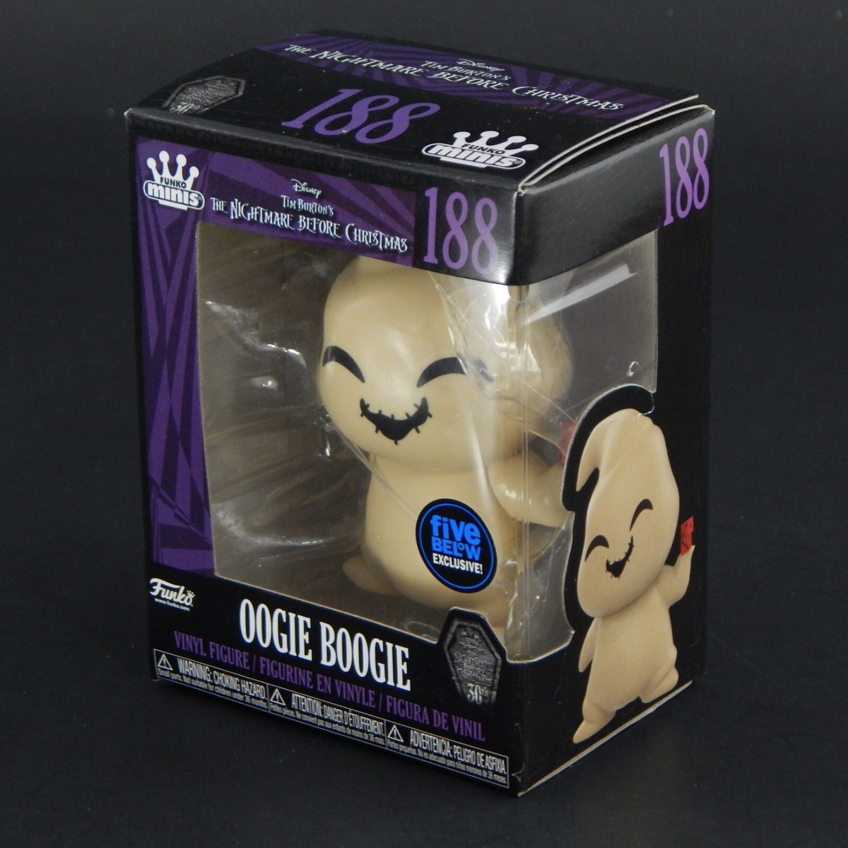 Funko Bitty Pop! The Nightmare Before Christmas - 4er Pack Mit Oogie Boogie, Lock, Shock & Geheimfigur – 2,2 Cm Mini-Figuren