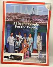 TIME Magazine August 14, 2023: AI By The People, For The People / Sweatshop.