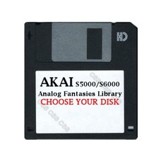 Akai S5000 / S6000 Floppy Disk Analog Fantasies Library Choose Your Disk