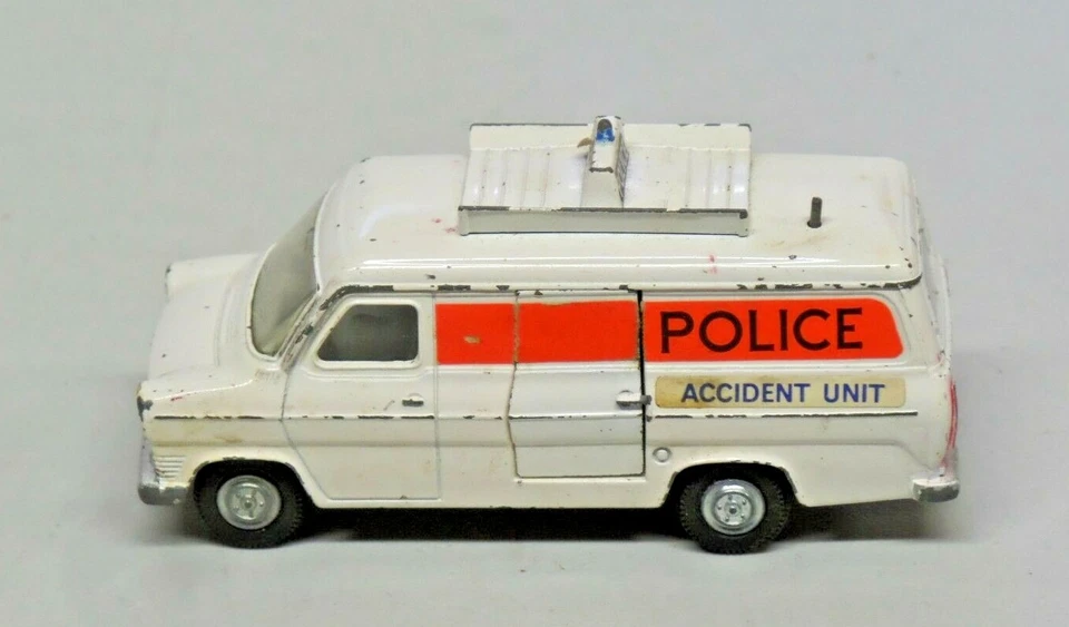 De colección Dinky Toys Ford Transit Van Unidad de Accidentes de Policía Diecast Hecho en Inglaterra Foto 3 de 4