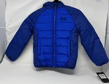 Boys Under Armour Tuckerman Puffer Jacket Size 4 New With Tags-Color-Versa Blue