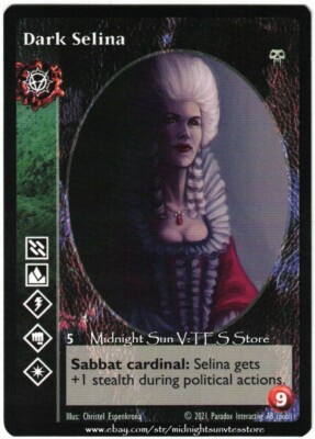 Dark Selina Brujah Antitribu Danse Macabre Kickstarter V:TES VTES Vampire CCG