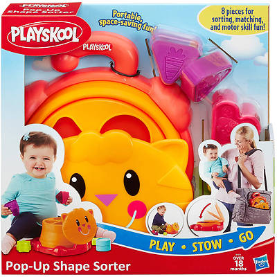 Playskool Pop-Up Shape Sorter Baby Toddler Learning Toy 18+ Month NEW!