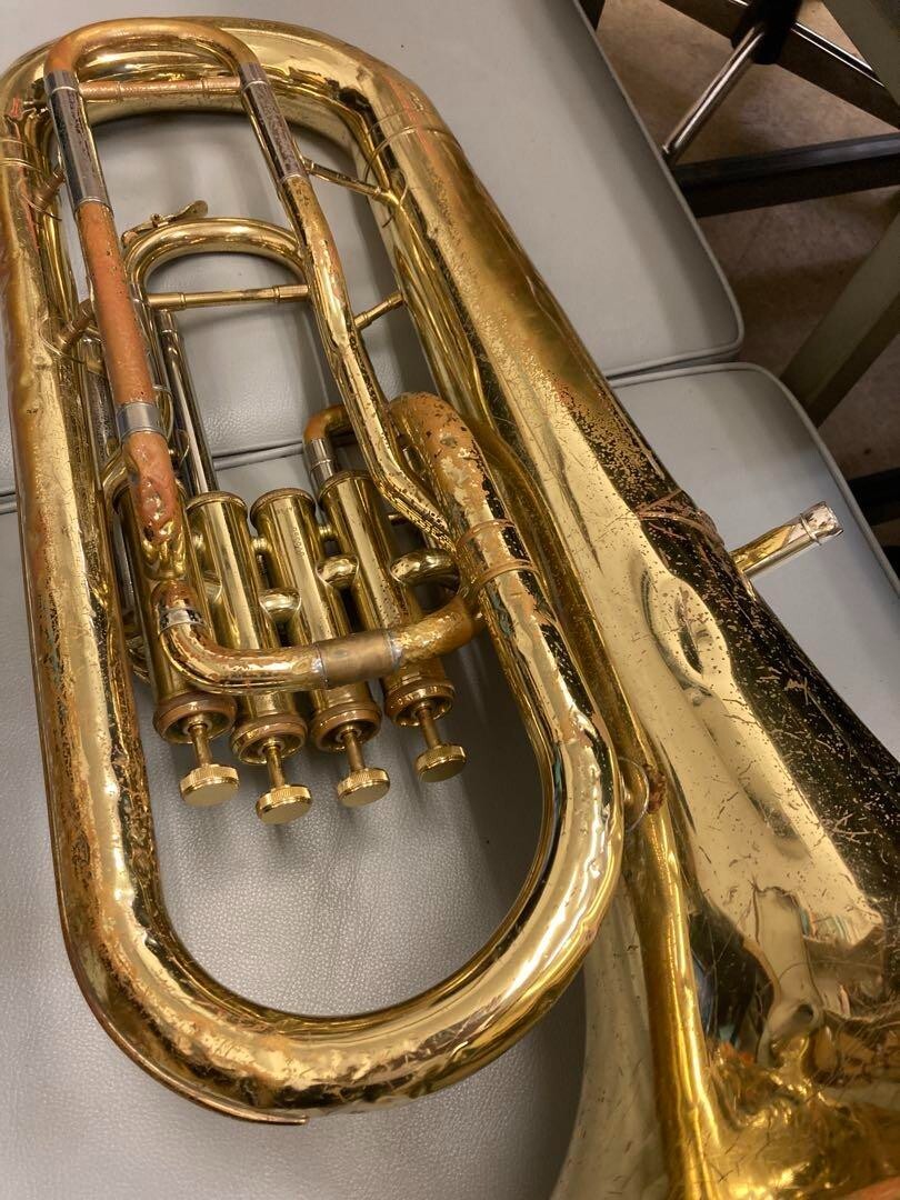 YAMAHA Model YEP321 4Valve Euphonium With Case From Japan USED Free