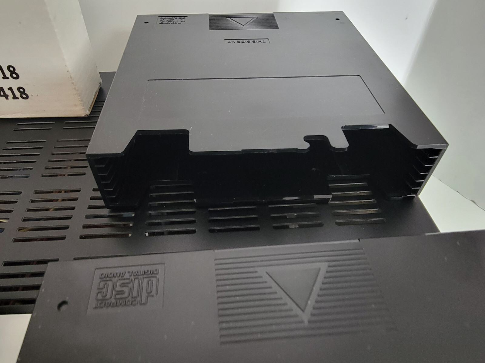 6 CD CHANGER W/REMOTE, BSR MCD-8090 AM/FM RECEIVER, 2 MAGAZINES, MANUAL