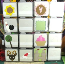 Grab BAG of QuicKutz, Sizzix, Mixed 16 pc Thin Metal Dies, CHRISTMAS etc., SALE!