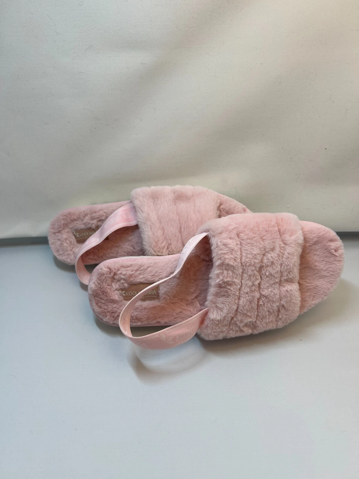 Sandali comodi Koolaburra by UGG donna rosa fuzzy rosa pallido cinturino posteriore taglia 10 11