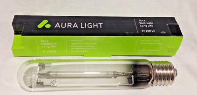 AURA LIGHT High Pressure Sodium (HPS) Tubular Transparent 250 Watt, E40 - ST250W