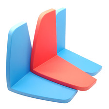  Regal Kinder IKEA Mammut 3 Stück | Blau Rot gebraucht | Top Zustand