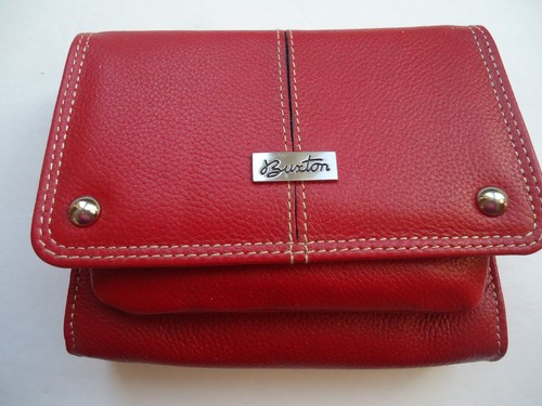 Buxton Westcott Genuine Leather, Wallet, Red