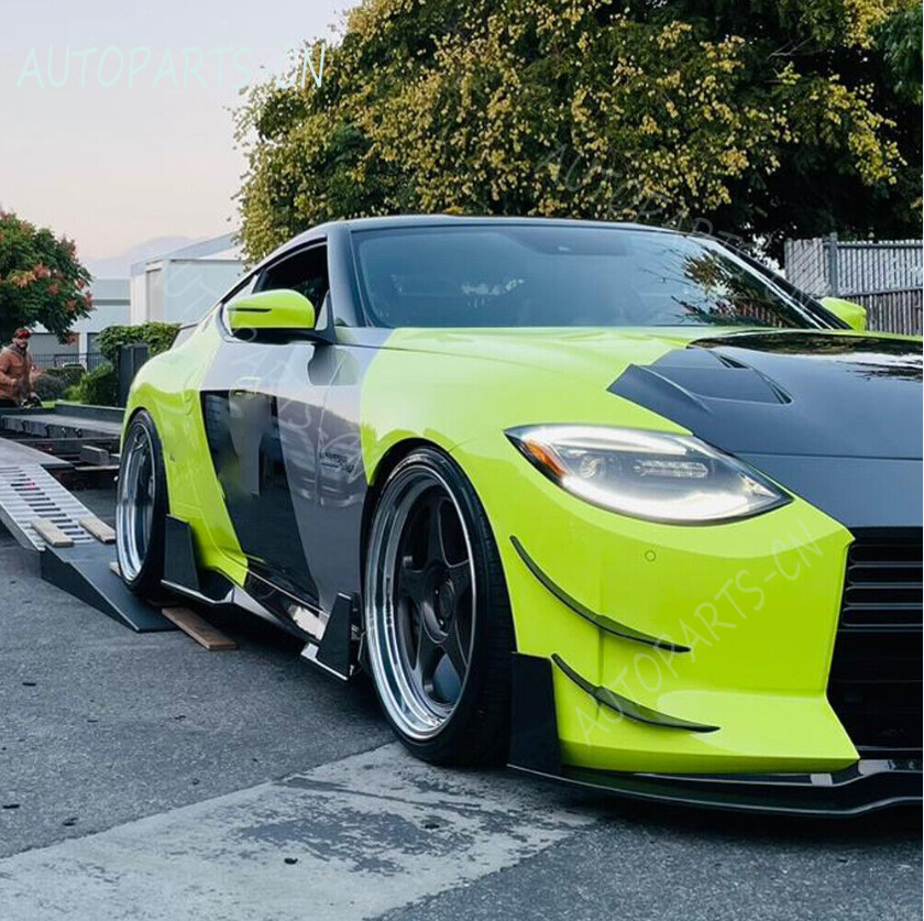For 2023 Nissan Z 400Z RZ34 Dry Carbon Fiber Side Skirt Extensions