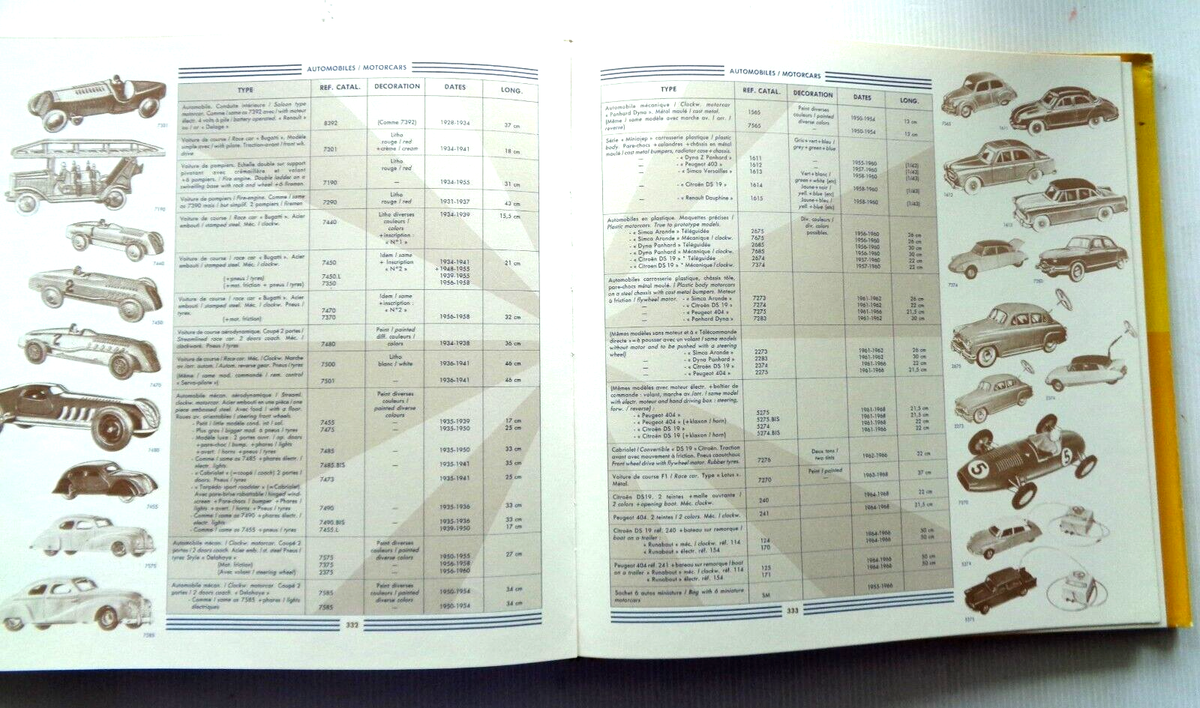 Livre JEP le Jouet de PARIS 1902-1968 C Lamming 1988 quasi NEUF avec