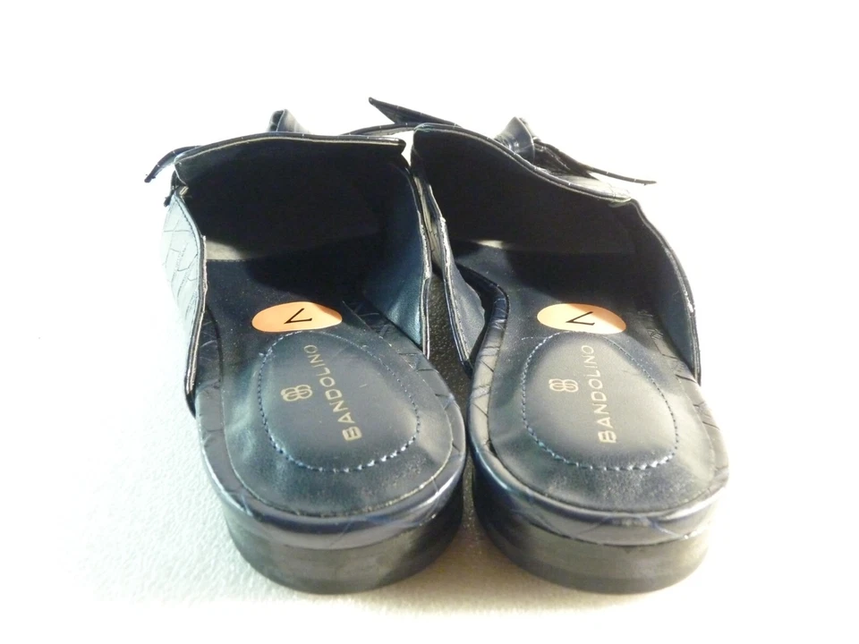 Zapatos Sandalias Mujer Bandolino Mula Azul Oscuro Slide Talla 7 SKU 10252 Foto 3 de 4