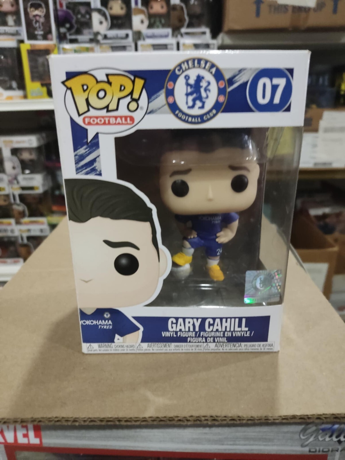 Funko Pop! Football English Premier League Chelsea Gary Cahill #07 New