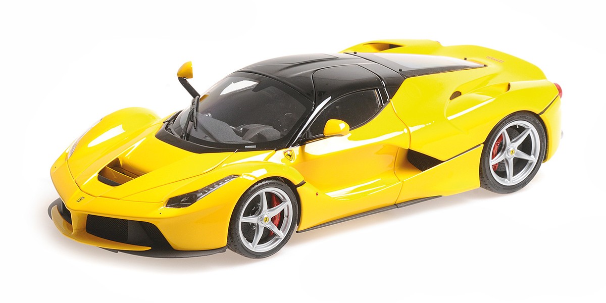 Ferrari LaFerrari 1/18 BBR – Giallo Modena Toit Noir – Collection Prestige
