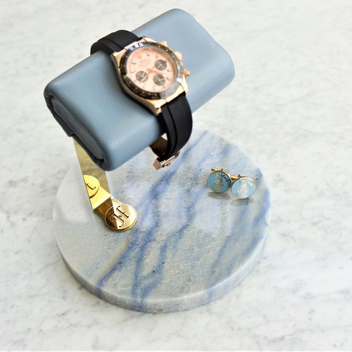 Porta Orologi Portaorologi Portaorologio Idea Regalo Uomo Orologio Non  Incluso | eBay