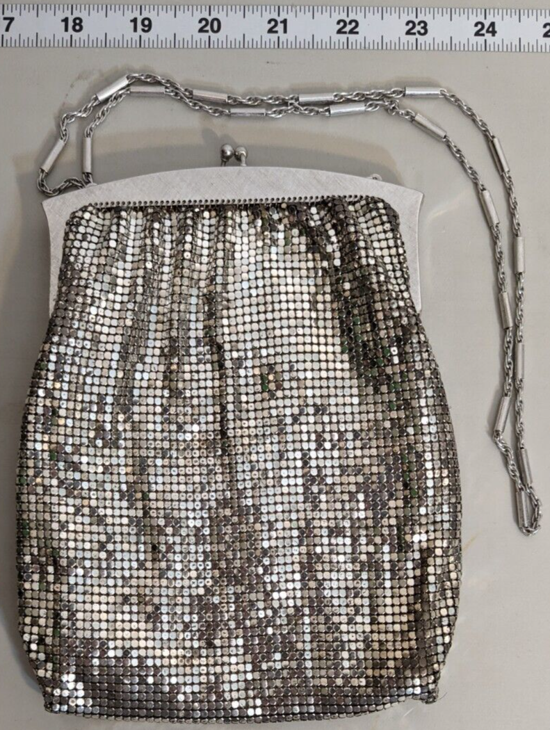 Whiting and Davis イブニングバッグ Whiting & Davis Silver Mesh Bag # 2893 1960s 8
