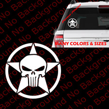 Military Skull Army Star Car Window Vinyl Die Cut Decal For Us Soldiers Sk003 Military Skull Army Star Car Window Vinyl Die Cut Decal For Us Soldiers Sk003
