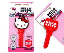 1 Sanrio HELLO KITTY   HEAD SHAPE Key Blank KW - KWIKSET lock