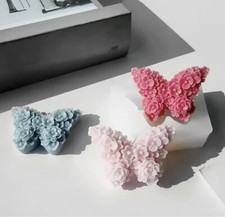 Butterfly With Rose Silicone Icing Mould Cake Topping Sugar craft Fondant UK