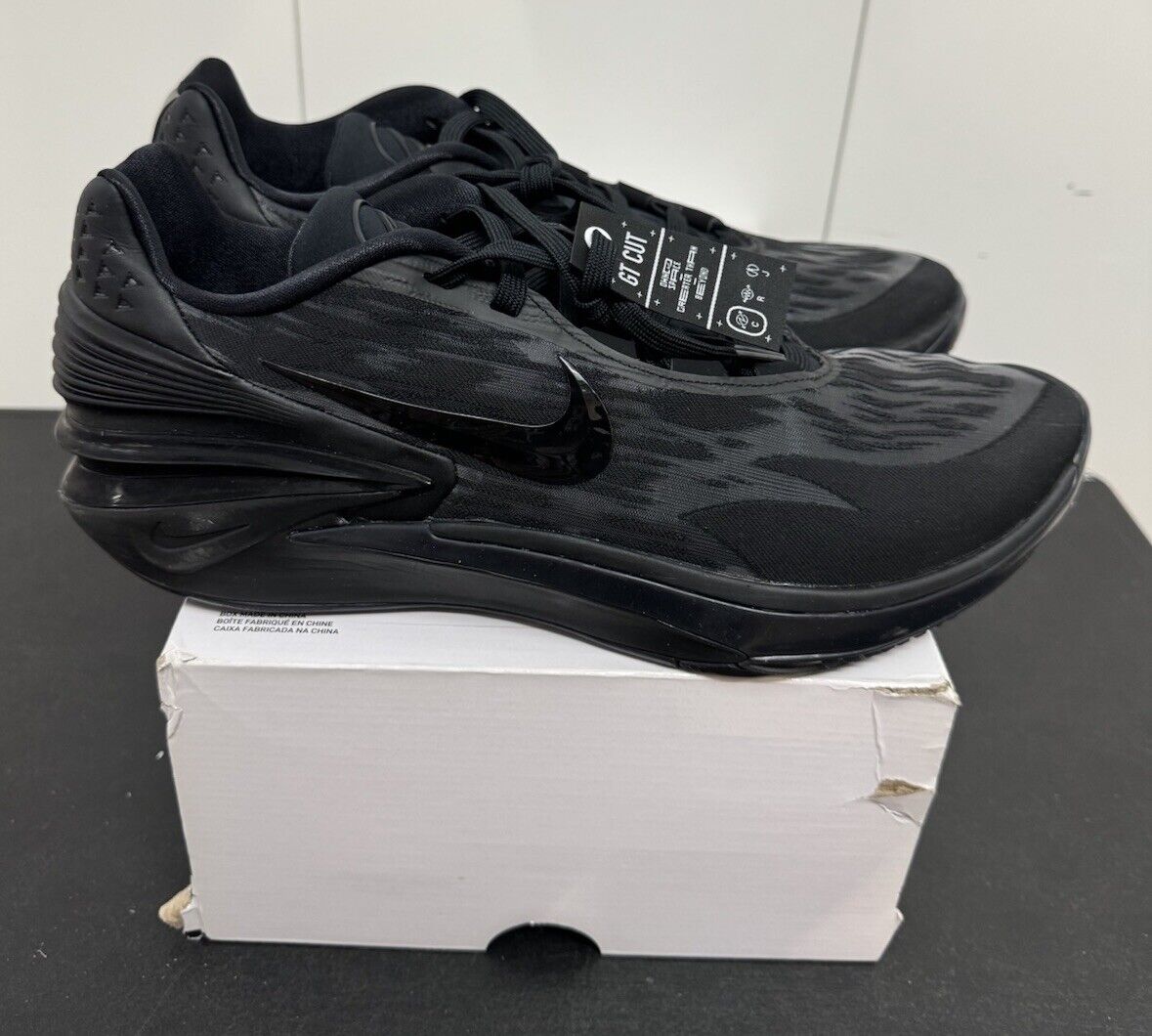 New Nike Air Zoom GT Cut 2 TB 'Triple Black' DX6650 001 Men New Nike Air Zoom GT Cut 2 TB 'Triple Black' DX6650 001 Men