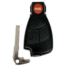 Oem Mercedes Benz Keyless Remote Fob 4b Uncut Key Insert Mercedes - Iyz 3312