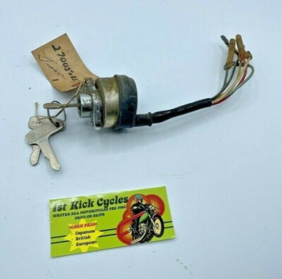 NOS KAWASAKI Ignition 3 Key Switch 27005-031 F3 Bushwhacker 1968