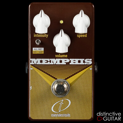 BRAND NEW CRAZY TUBE CIRCUITS MEMPHIS ANALOG VIBRATO ELECTRIC  EFFECTS PEDAL 