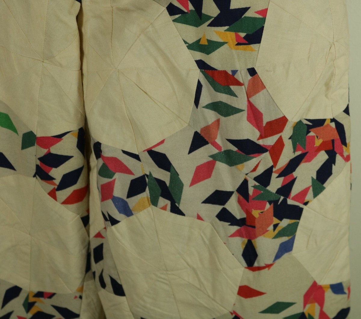Bode Diamond Quilt Patchwork Wide Trousers Brand New Size 31 32 | eBay
