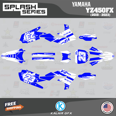 Graphics Kit for Yamaha YZ450FX 2019 2020 2021 2022 2023 Splash Series - White