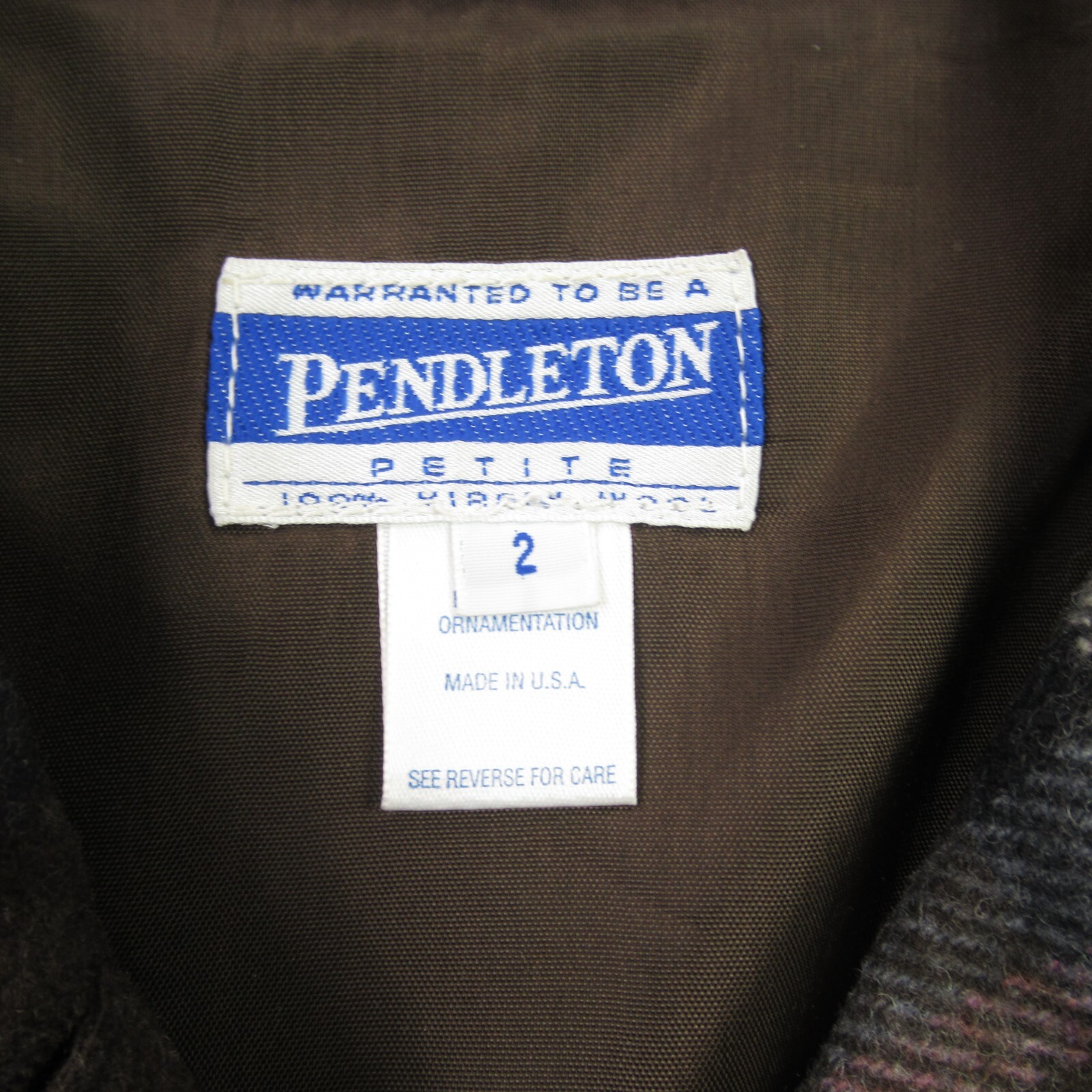 Pendleton Jacket Womens 2 Button Up Long Sleeve P… - image 4