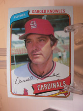 1980 Topps Baseball Card  #286 - Darold Knowles DP - St. Louis Cardinals (95144)