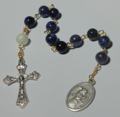 Archangel Gabriel Single Decade Rosary Handmade in USA  Patron of Communications