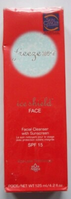 Freeeze 24-7 ICE SHIELD FACE FACE Facial Cleanser With Sunscreen 4.2 Oz. SPF 15