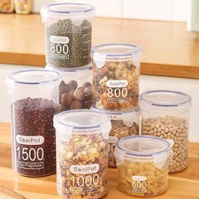Cereal/Spice Containers Airtight Food Storage Container-Stackable-BPA FREE Lids