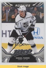 2022-23 Upper Deck MVP Rookies Silver Script SP Samuel Fagemo #235 READ 0cq4