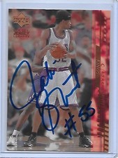 JABARI SMITH Basketball Card IP auto NBA rookie Sacramento Kings 2000-01 UD JEd. rookie card picture