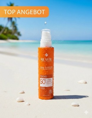 Rilastil Sun System Federleichtes Sonnenschutzspray SPF 50+ Unsichtbarer Schutz