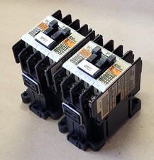 FUJI ELECTRIC SC-0 SC13AA MAGNETIC CONTACTOR COIL 100-110V W/ SQ1350MF, LOT OF 2