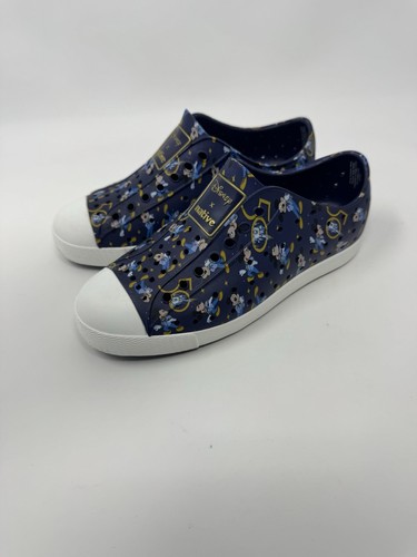 Disney Parks Native Kinder Schuhe 50th Anniversary Mickey Mouse Größe J1 Navy Blau - Bild 3 von 13