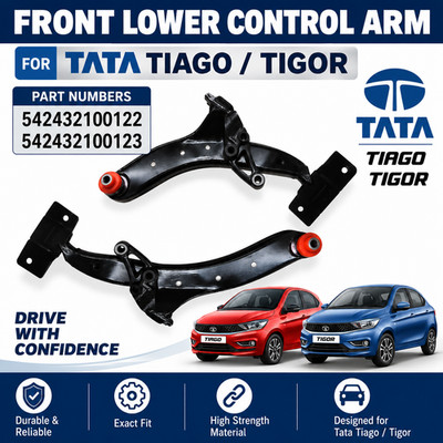 Tata Tiago Tigor Front Lower Control Arm Pair 542432100122 542432100123