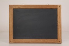 Schultafel Schiefertafel Griffeltafel Kreidetafel  Wandtafel 45,5cm x 33cm antik