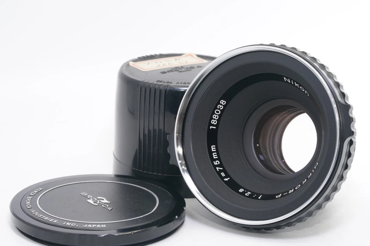 Nikon NIKKOR 75mm Focal Camera Lenses for Bronica for sale | eBay