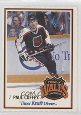 1989-90 Kraft Dinner Food Issue Paul Coffey #54 HOF 0s07