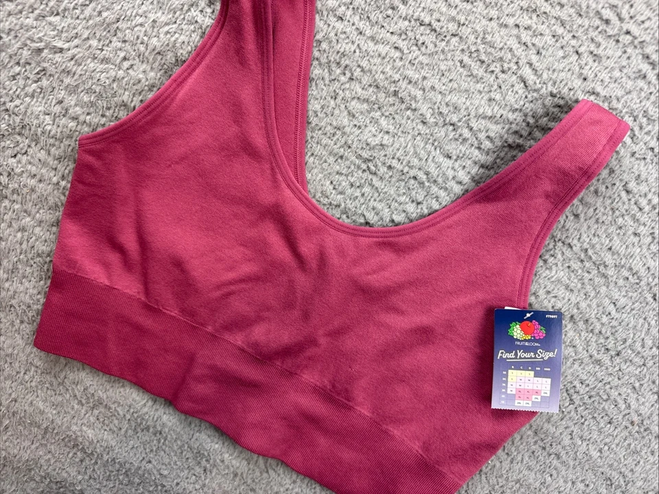Fruit of the Loom Womens XL 360 Stretch Seamless Comfort Longline Sports Bra - Image 2 of 4