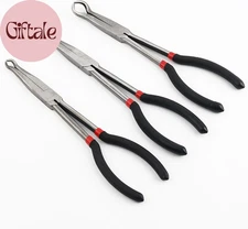 3PCS Spark Plug Pliers Kit,Id 0.2/0.5/0.7In Sparks Plug Boot Removal Tool with L