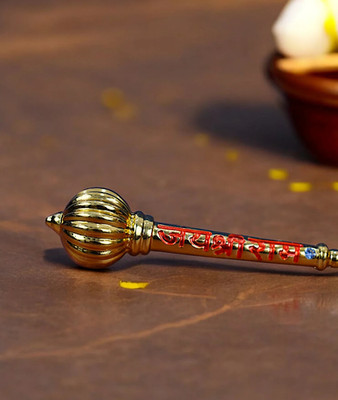 4,5 Zoll Metall Gada Jai Shree Ram Hanuman Ji Gott Bajrang Bali religiöser Ha...