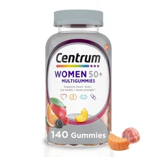 Centrum Womens 50 Plus Multigummies, Gummy Multivitamin 140 Ct - Vit B,D&E,Fruit