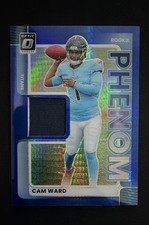 2025 Panini Donruss Optic - Rookie Phenoms Cam Ward #RPBH-JDA Blue Hyper...